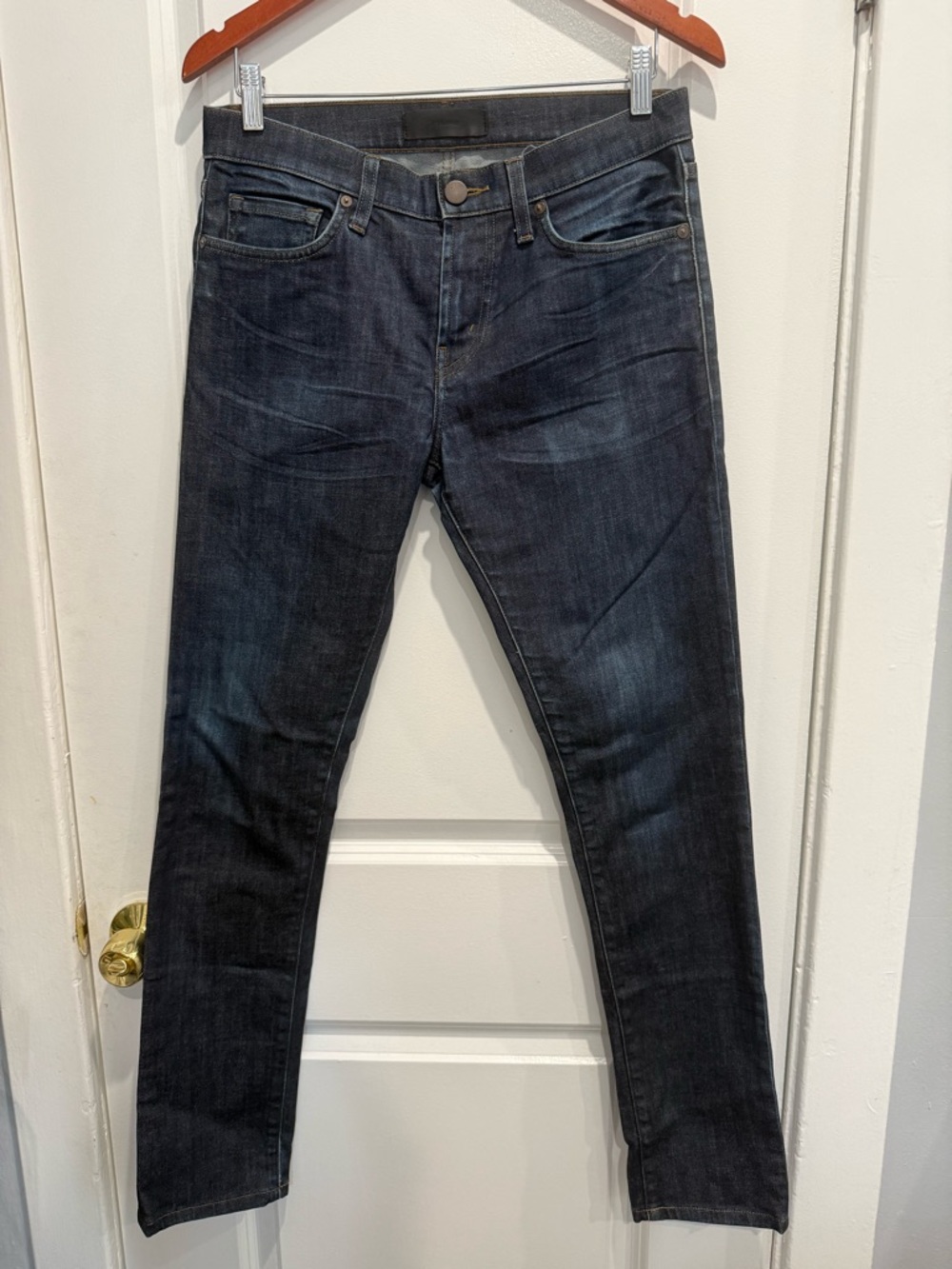 J Brand Men’s Slim Straight Jeans in Dark Indigo
